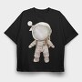 Astronaut Spacesuit, Tricou Oversize Barbati (Unisex)