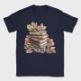 Autumn Books Stack, Tricou Barbati (Unisex)