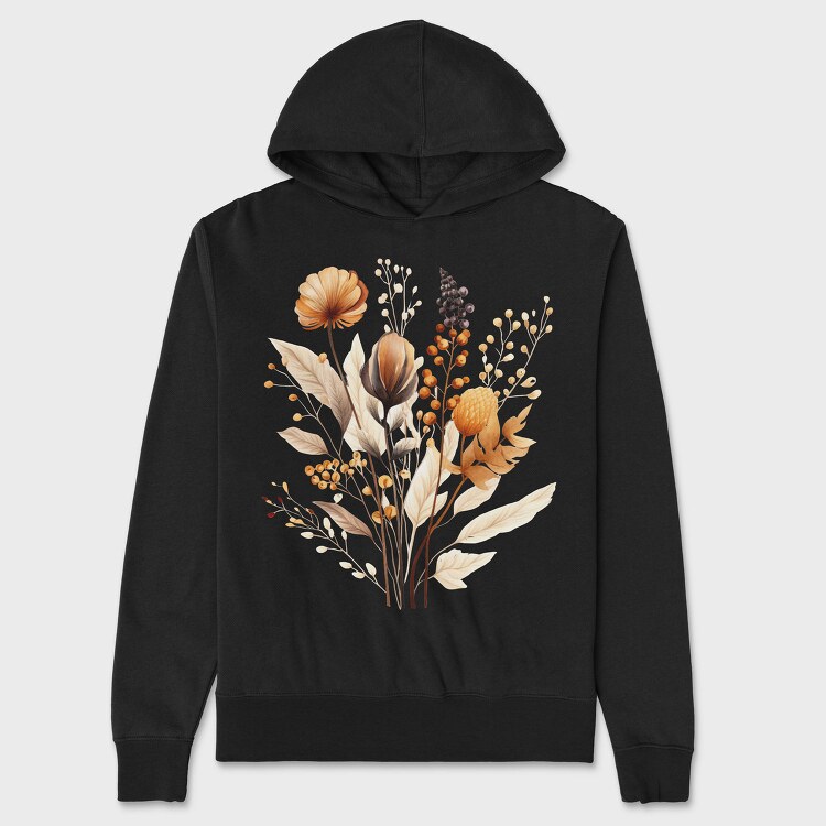 Autumn Bouquet Symphony, Hanorac Oversize Barbati (Unisex)