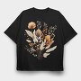 Autumn Bouquet Symphony, Tricou Oversize Barbati (Unisex)