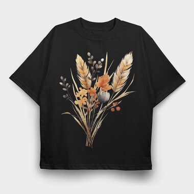 Autumn Breeze Bouquet, Tricou Oversize Barbati (Unisex)