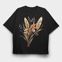 Autumn Breeze Bouquet, Tricou Oversize Barbati (Unisex)