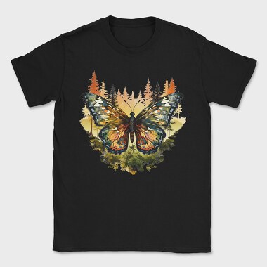Autumn Butterfly Forest, Tricou Barbati (Unisex)