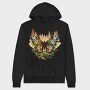 Autumn Butterfly Forest, Hanorac Oversize Barbati (Unisex)