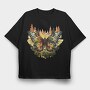 Autumn Butterfly Forest, Tricou Oversize Barbati (Unisex)