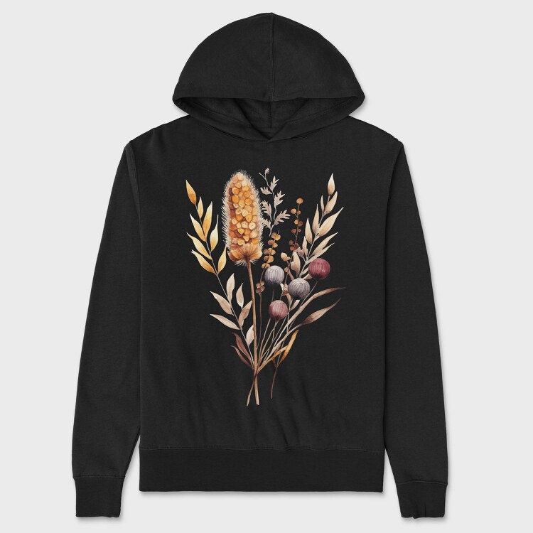 Autumn Dried Bouquet, Hanorac Oversize Barbati (Unisex)