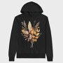 Autumn Dried Flowers, Hanorac Oversize Barbati (Unisex)