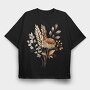 Autumn Fall Bloom, Tricou Oversize Barbati (Unisex)
