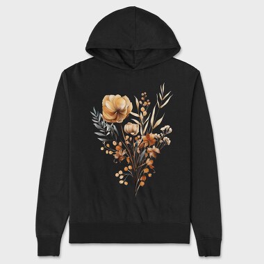 Autumn Fall Blossom, Hanorac Oversize Barbati (Unisex)