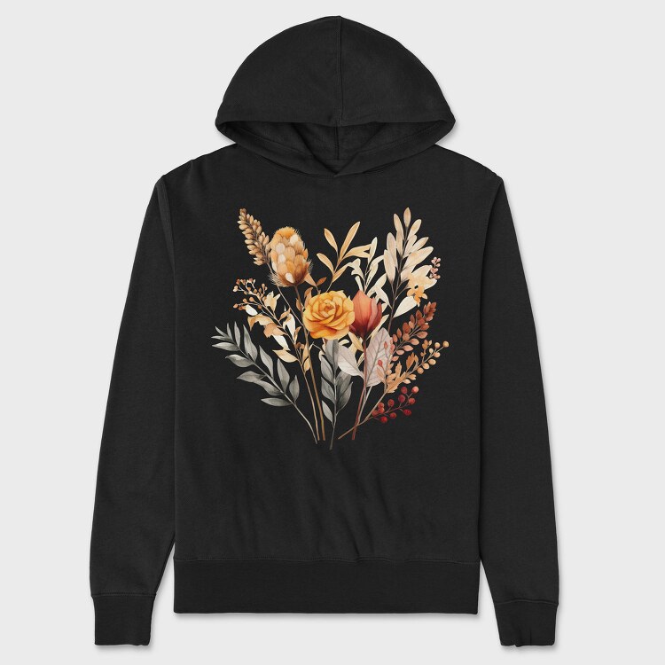 Autumn Fall Bouquet, Hanorac Oversize Barbati (Unisex)