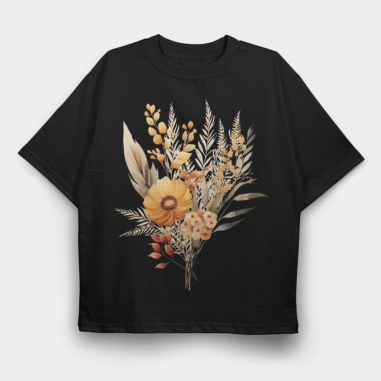 Autumn Fall Finesse, Tricou Oversize Barbati (Unisex)