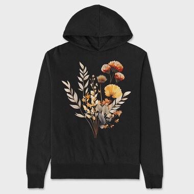 Autumn Fall Glow, Hanorac Oversize Barbati (Unisex)