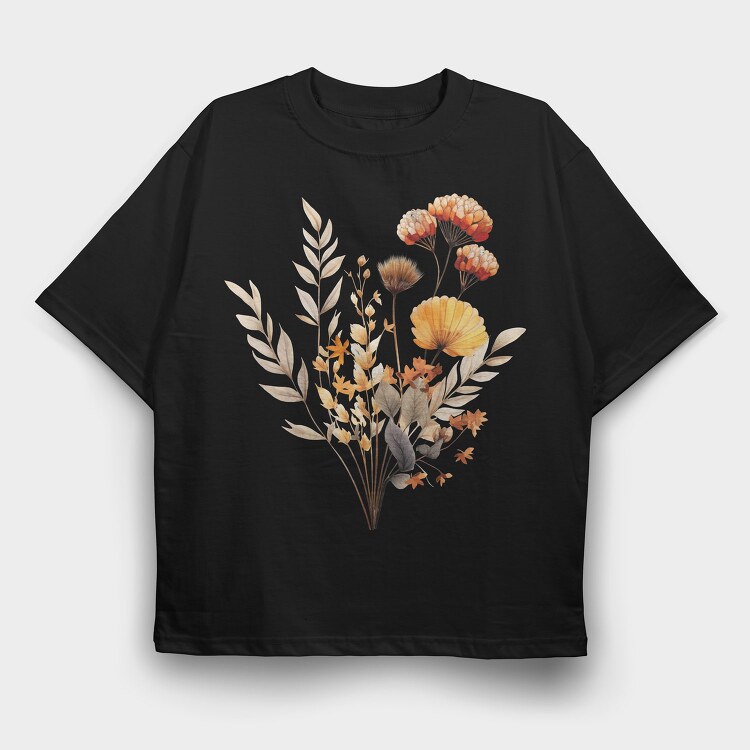 Autumn Fall Glow, Tricou Oversize Barbati (Unisex)