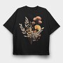 Autumn Fall Glow, Tricou Oversize Barbati (Unisex)