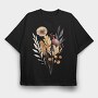 Autumn Fall Leaves, Tricou Oversize Barbati (Unisex)