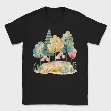 Autumn Fantasy Trees, Tricou Barbati (Unisex)