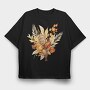 Autumn Floral Symphony, Tricou Oversize Barbati (Unisex)