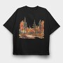 Autumn Forest Clipart, Tricou Oversize Barbati (Unisex)
