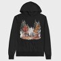 Autumn Forest Clippart, Hanorac Oversize Barbati (Unisex)