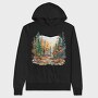 Autumn Forest Dreams, Hanorac Oversize Barbati (Unisex)