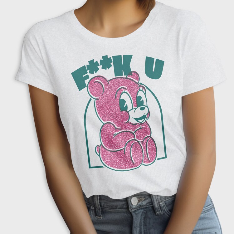 Cute Bad Bear, Tricou Femei