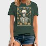 Floral Skeleton, Tricou Barbati (Unisex)