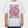 Happy Hippie Girls 60 S Stay Trippy, Tricou Oversize Barbati (Unisex)