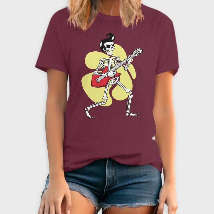 Guitar Skeleton, Tricou Barbati (Unisex)