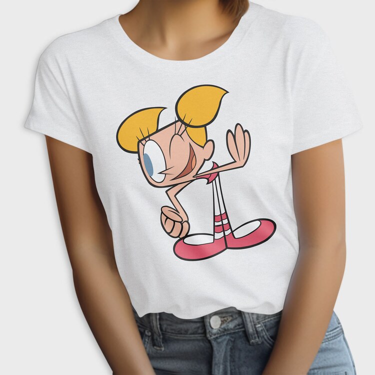Cartoon Retro Dexter Laboratory 4, Tricou Femei