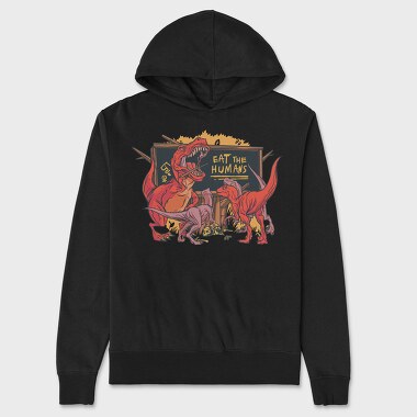 T Rex Dinosaur Teacher, Hanorac Oversize Barbati (Unisex)