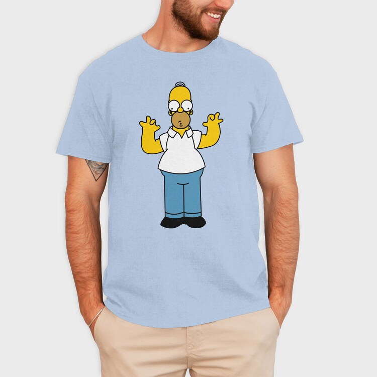 Homer Simpson 1, Tricou Barbati (Unisex)