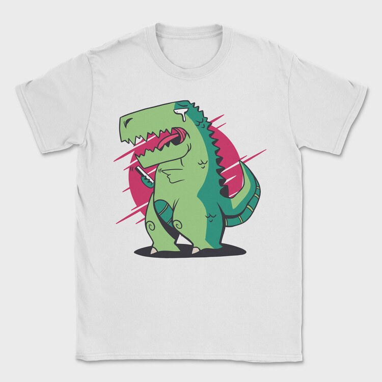 T Rex Smartphone Phone, Tricou Barbati (Unisex)