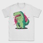 T Rex Smartphone Phone, Tricou Barbati (Unisex)