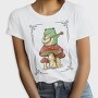 Banjo Frog on a Mushroom, Tricou Femei