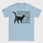 Tattoos And Cats, Tricou Barbati (Unisex)
