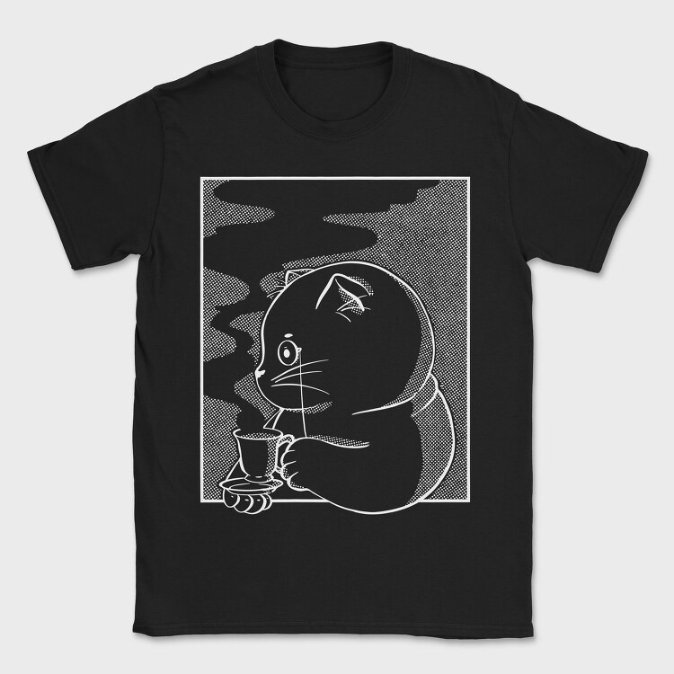 Tea Cat Chalk, Tricou Barbati (Unisex)