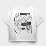 Technology Storage Cloud Usb Joke, Tricou Oversize Barbati (Unisex)