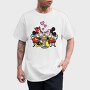 Cartoon Retro Disney 2, Tricou Barbati (Unisex)