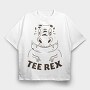 Tee Rex Cute T Rex, Tricou Oversize Barbati (Unisex)