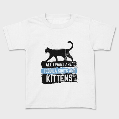 Tequila And Kittens, Tricou Copii