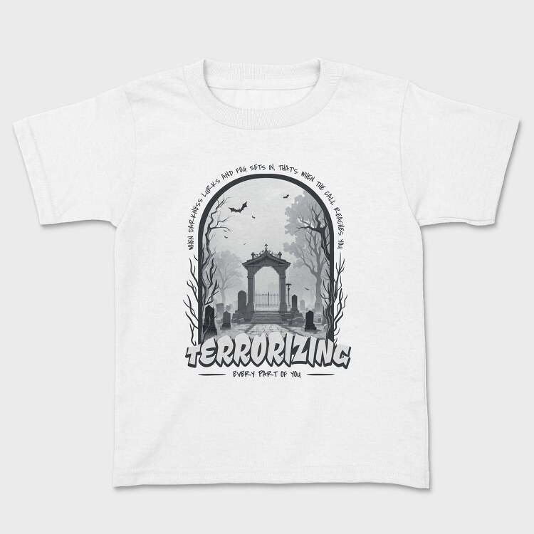 Terrorizing Graveyard When The Darkness, Tricou Copii