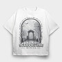 Terrorizing Graveyard When The Darkness, Tricou Oversize Barbati (Unisex)