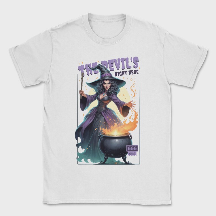 The Devil S Right Here, Tricou Barbati (Unisex)