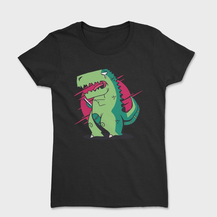 T Rex Smartphone Phone, Tricou Femei