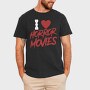 I Love Horror Movies, Tricou Barbati (Unisex)