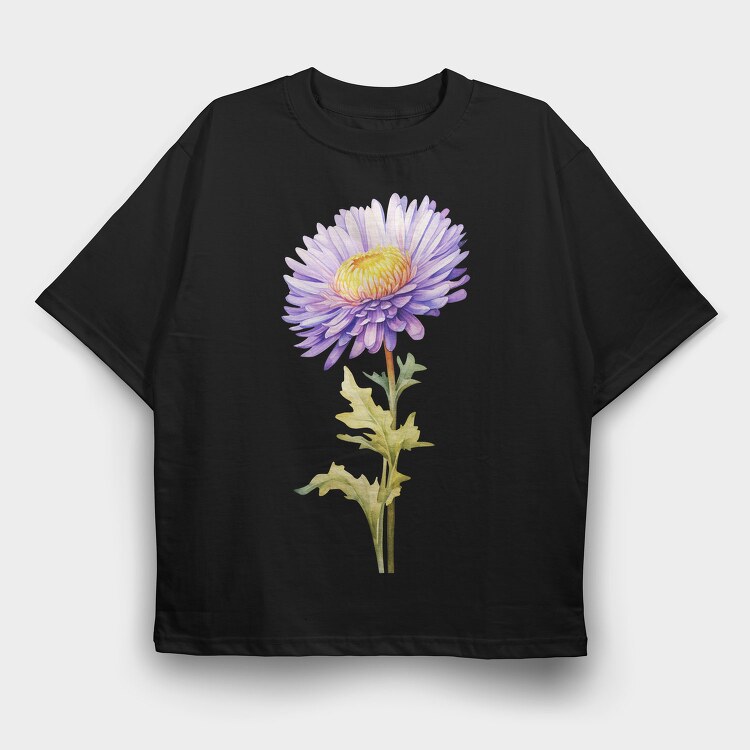 9 September Aster, Tricou Oversize Barbati (Unisex)