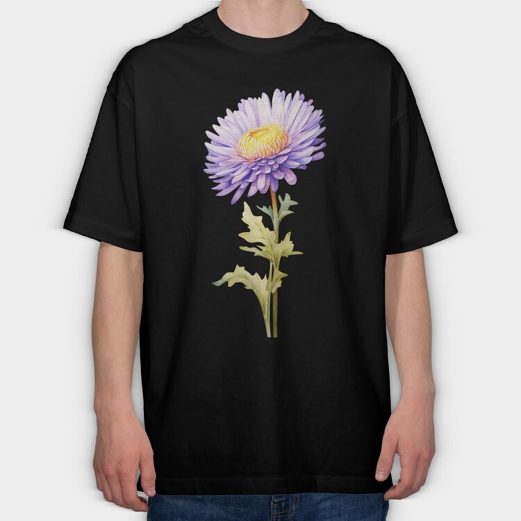 9 September Aster, Tricou Oversize Barbati (Unisex)