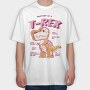 T Rex Anatomy Funny, Tricou Oversize Barbati (Unisex)