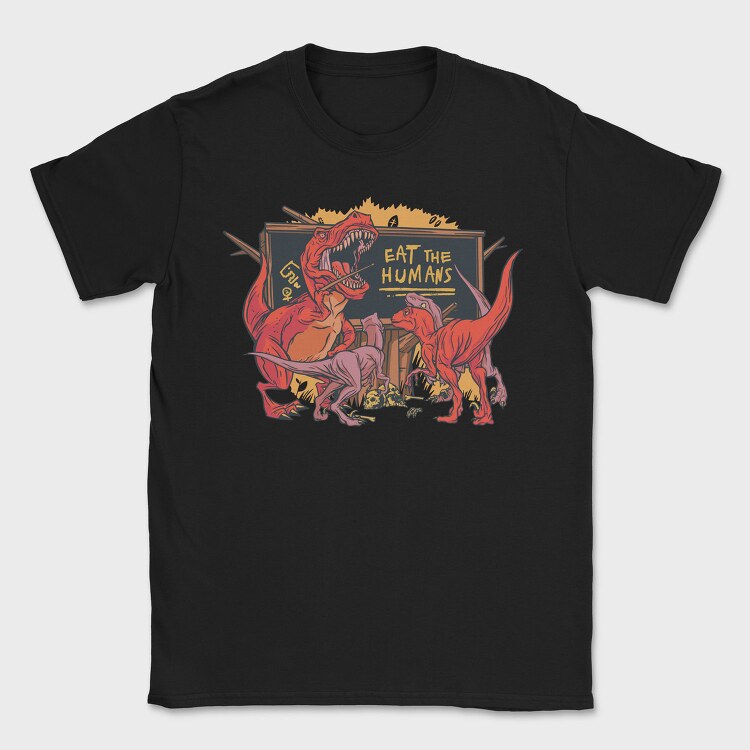 T Rex Dinosaur Teacher, Tricou Barbati (Unisex)