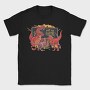 T Rex Dinosaur Teacher, Tricou Barbati (Unisex)